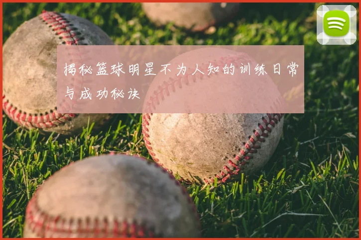 揭秘篮球明星不为人知的训练日常与成功秘诀